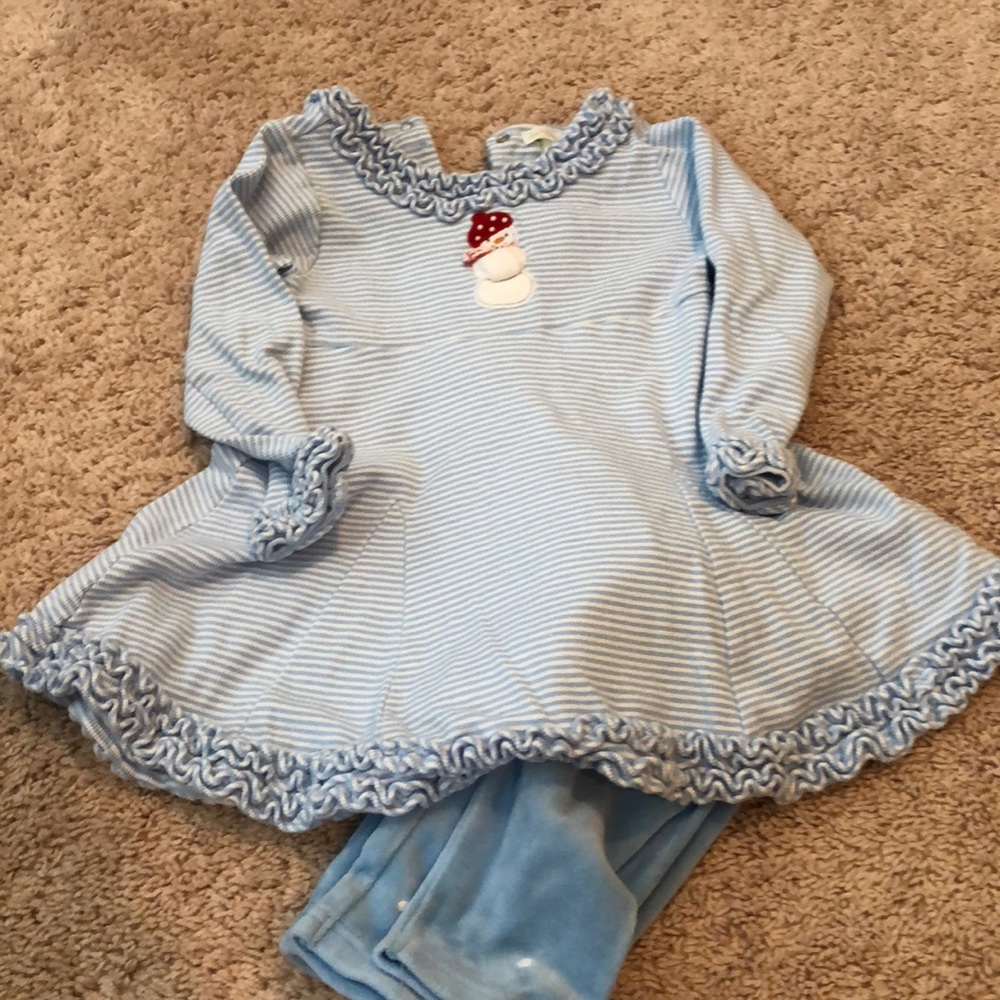 Snowman two piece outfit